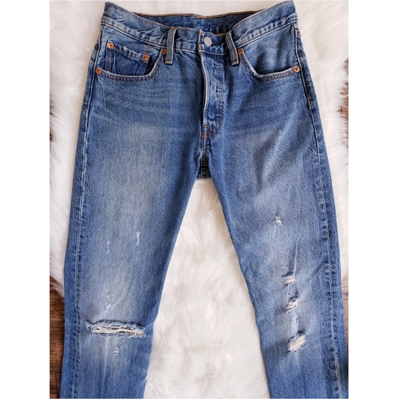 Levi's Denim - Levi's 501 Distressed Denim
